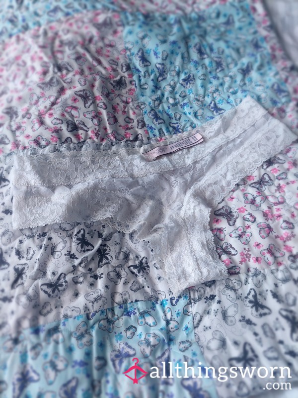 Victoria's Secret White Lacey Panties