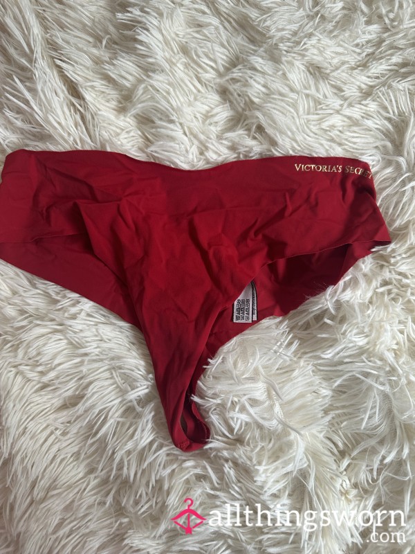 Victorias Secrets Silk Red Thong