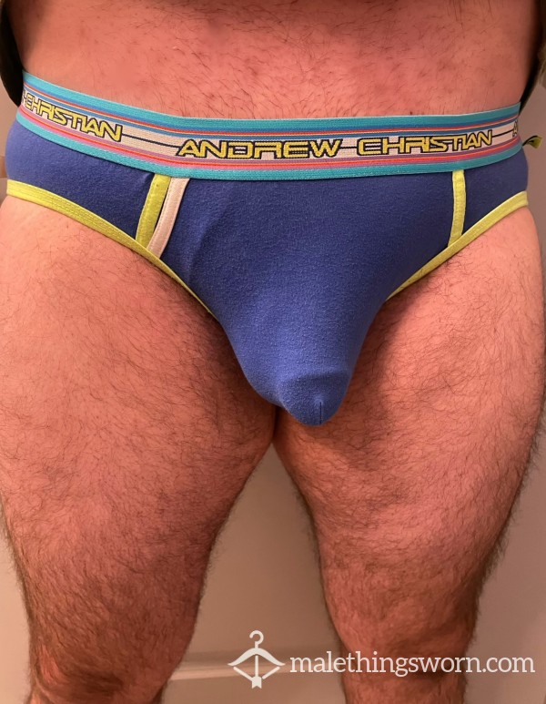 Vintage Andrew Christian Briefs (Blue)