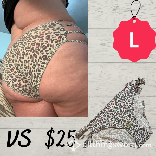 Vintage VS Leopard Strappy Bikini