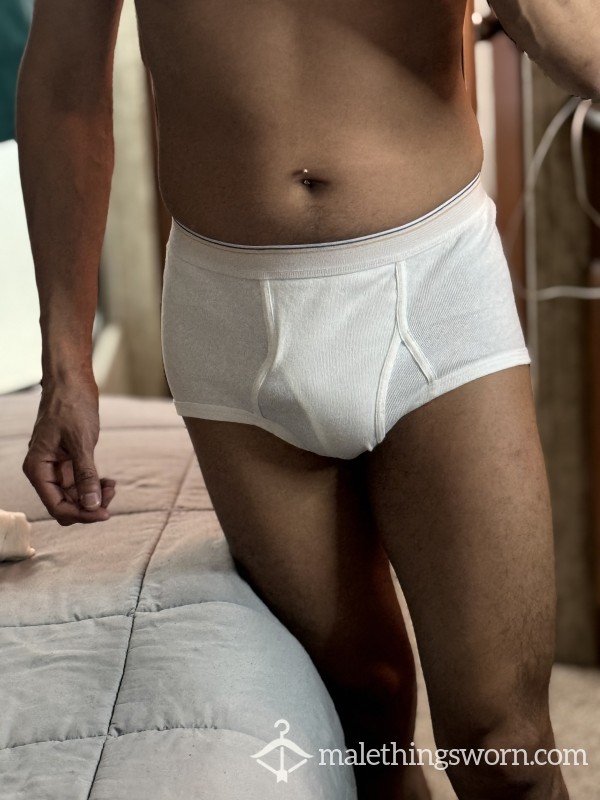 Vintage White Briefs