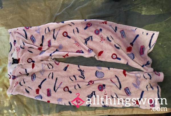 Virgin Student's Pink Fluffy Pajama Bottoms 💕 I Love Them But They'll Be Better In Your Hands 😌