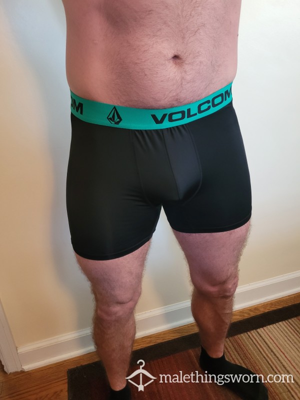 Volcom Black W/Green Waistband