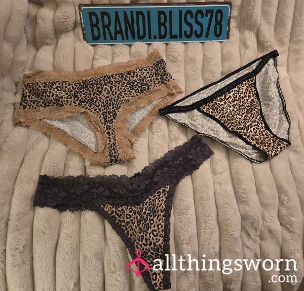 🐆  VS Animal Print 3-Panty Bundle 🐆