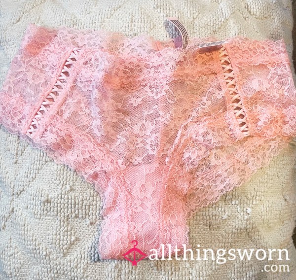 VS Baby Pink Lace Panties