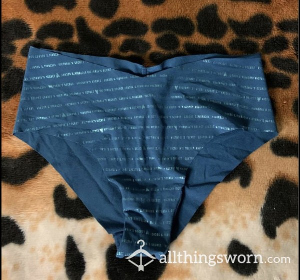 VS Blue Seamless Stripe Boy Shorts