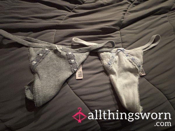 VS Embroidered Thongs