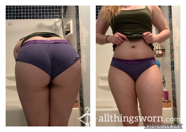 Purple Worn Panties