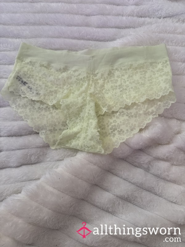 VS Pastel Green Lacey Panty