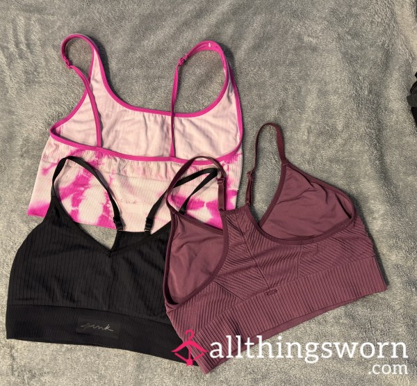 VS Pink Bra Set