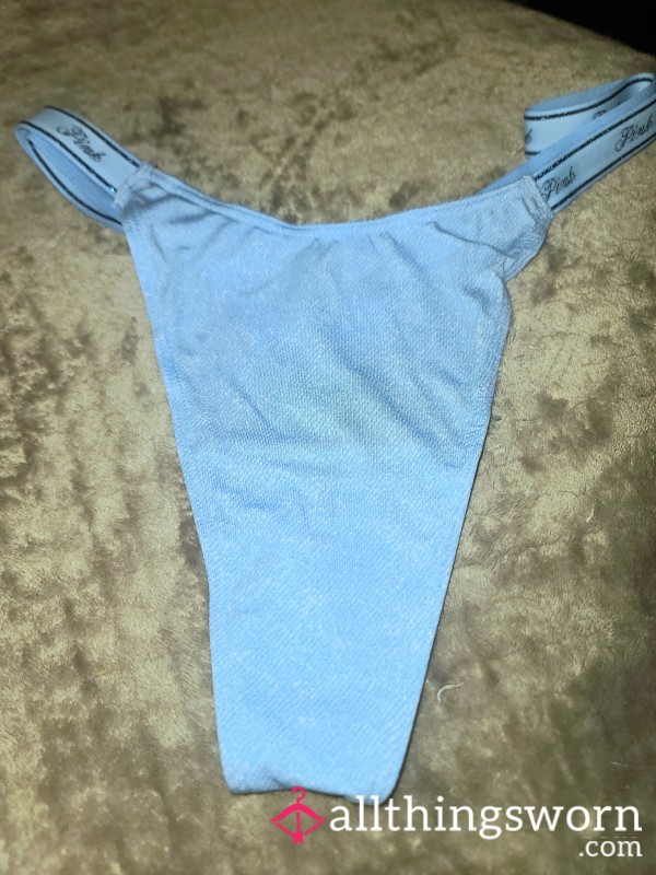 VS Pink - Denim Pattern Thong - XXL