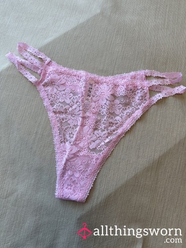 VS Pink Lace Thong