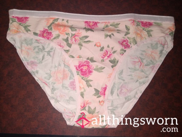 VS Pink S**y Flower Panties