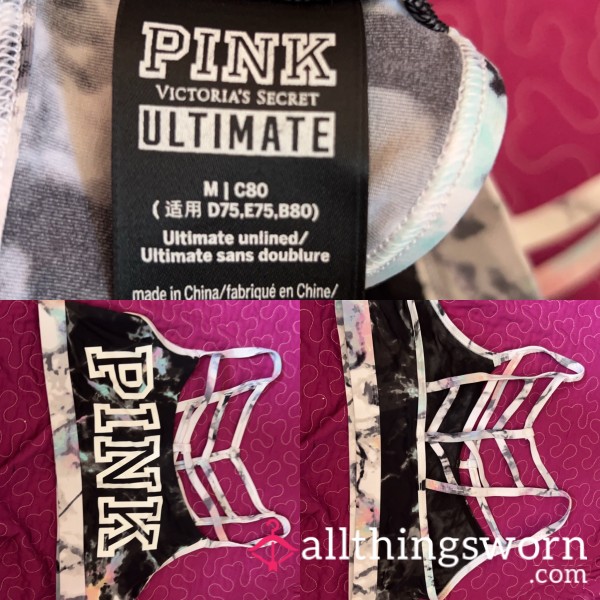 Vs Pink Size Medium Sports Bra