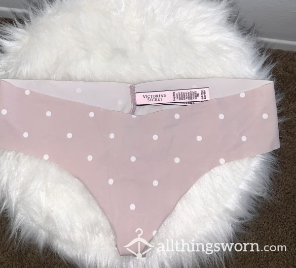 VS Pink&White Polkadot Thong