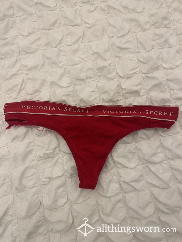 VS Red Victoria’s Secret Thong