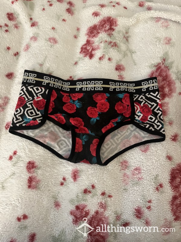 VS Rose Cotton Boyshorts