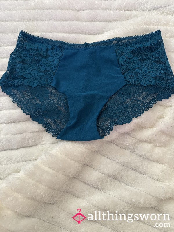 VS Teal Lacey Panty