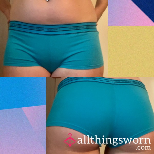 VS Well-worn Cotton Aqua Boyshorts