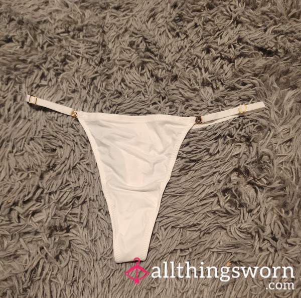 VS White Bu*tery Soft String Thong