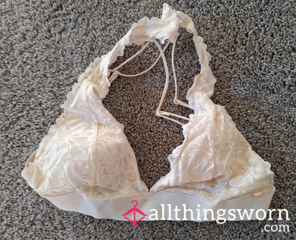 VS White Lace Bralette