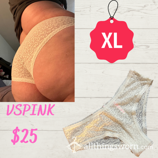 VSPINK White Leopard Lace Cheekster