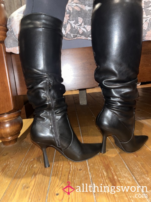 Walking In My Leather Boots