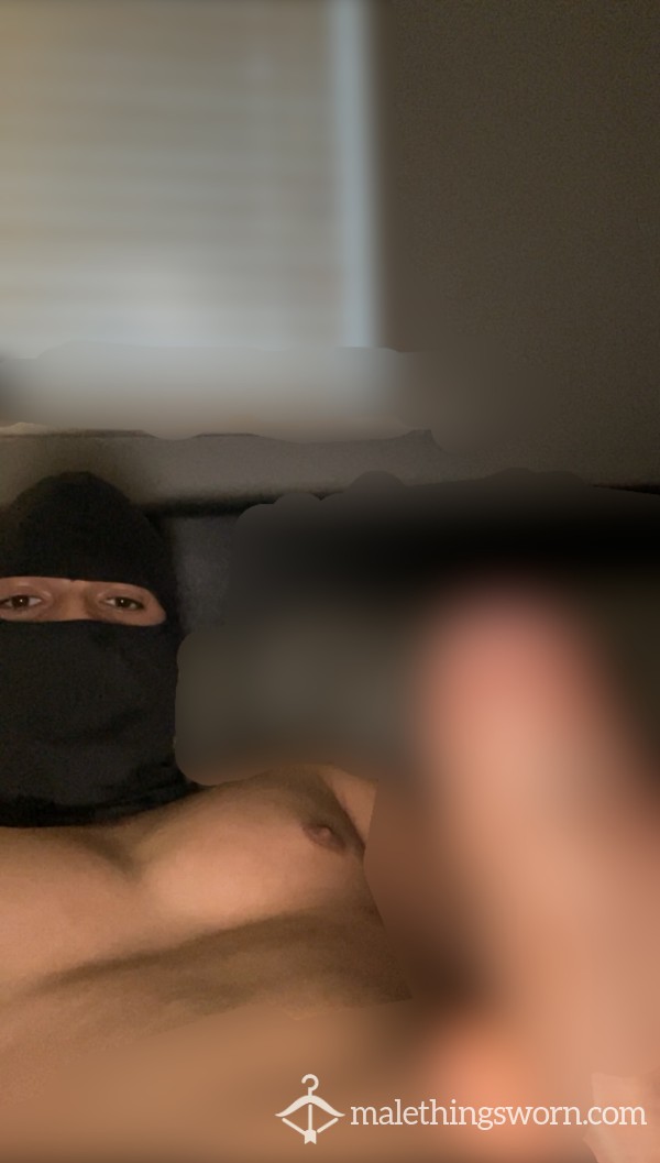 Wank & C*m Vid With Balaclava 🥷🍆💦