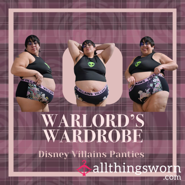 Warlord's Wardrobe: Disney Villains Panties