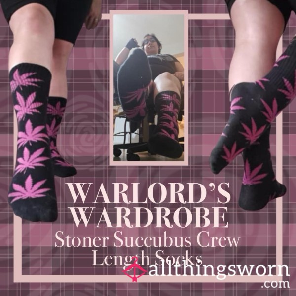 Warlord's Wardrobe: Stoner Succubus Crew Length Socks