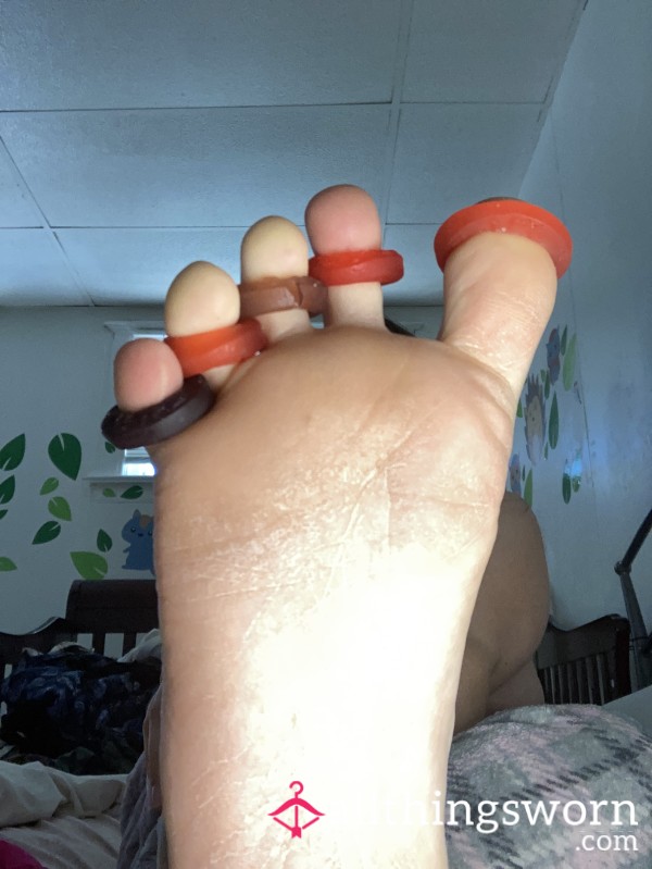 Watch Me Eat Life Saver Gummies Off My Toes And Lick And Suck Them Clean 😍