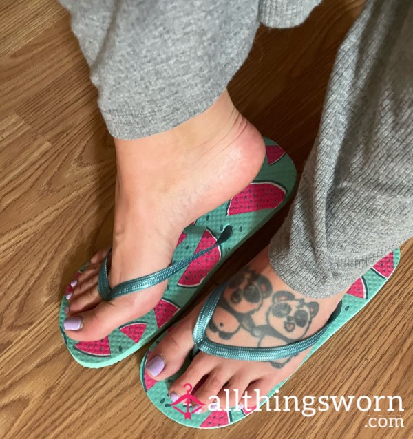 Watermelon Flip Flops