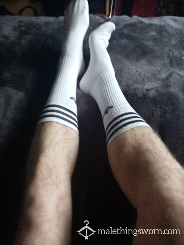 Week Worn Addidas Sports Socks