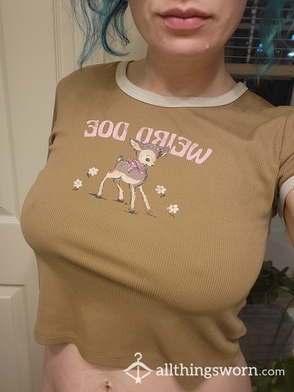 "Weird Doe" Crop Top