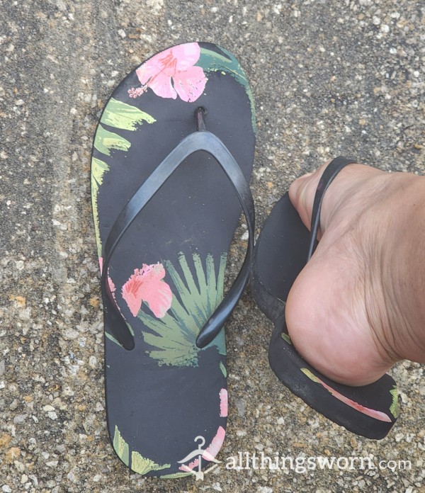 Well Loved Flip Flops!