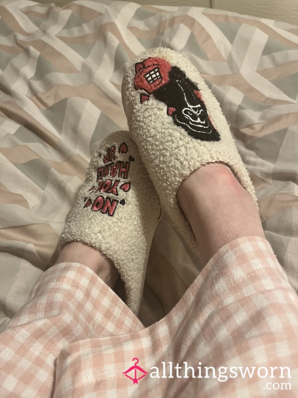 Well Loved Ghost Face Slippers