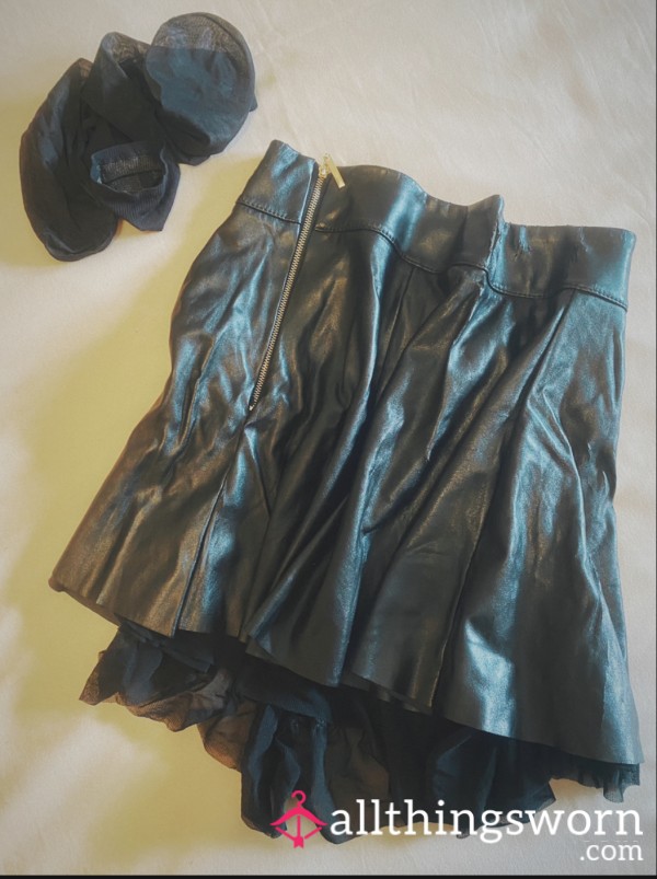 Well Loved Leather Skirt