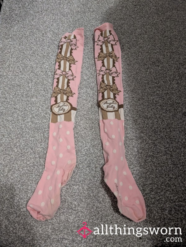 Well Loved, Pink Knee High Socks