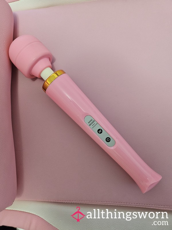 Well-loved Pink Vibrator Wand