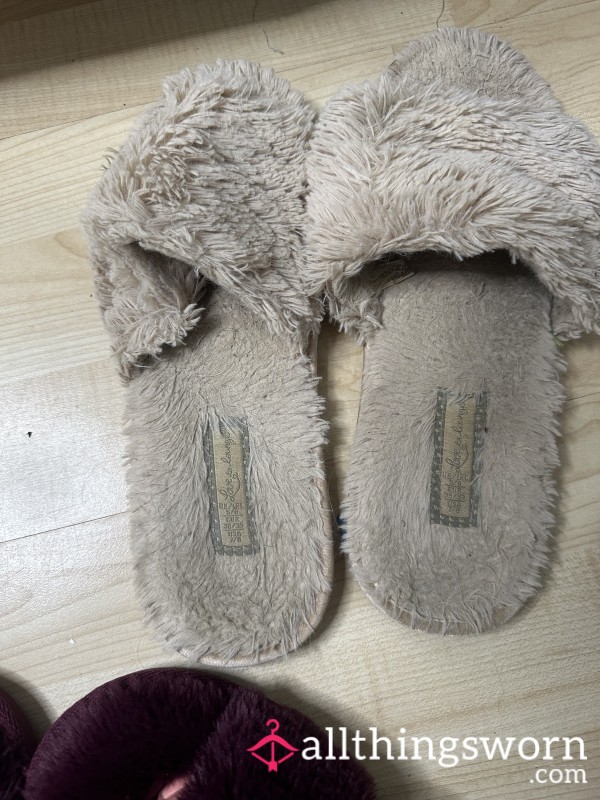 😰well Loved Slippers😰