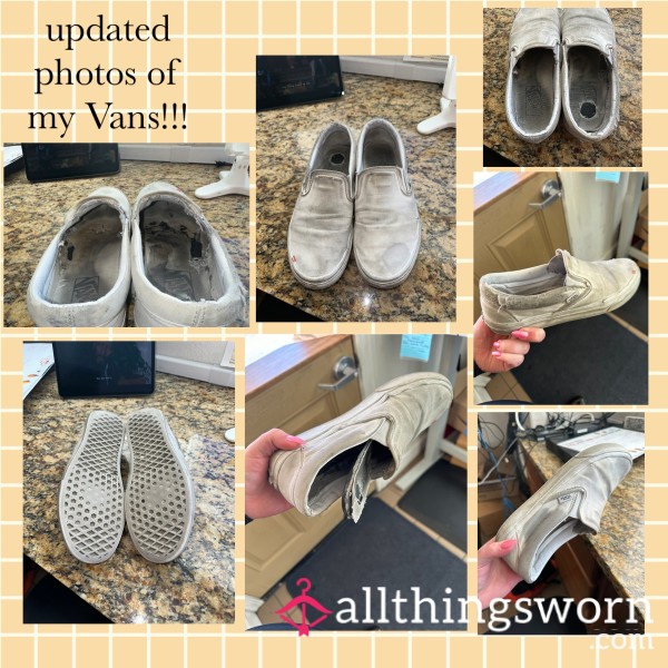 Well Loved Vans Slip Ons US 8.5W