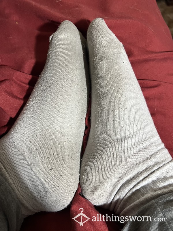 Well Loved White Nursing Socks