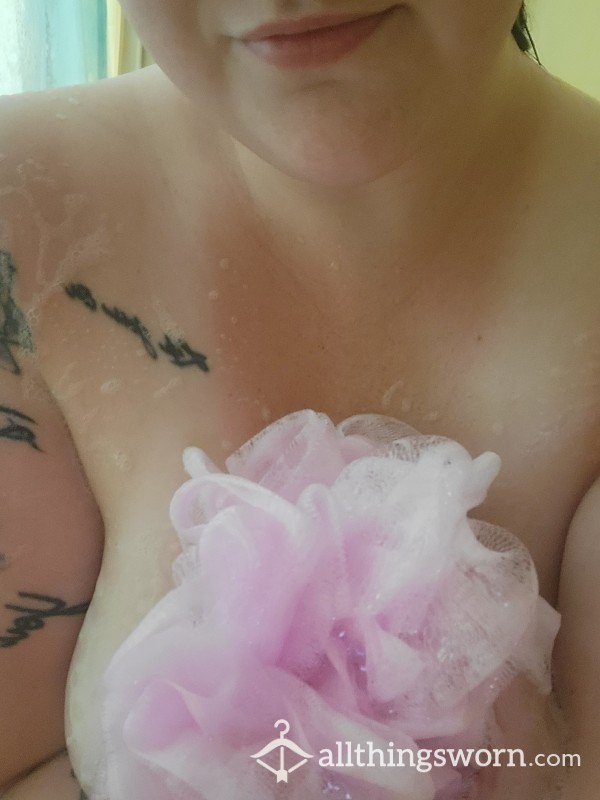 Well-Used Pink Loofah