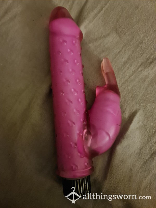 Well Used Pink Rabbit Vibrator