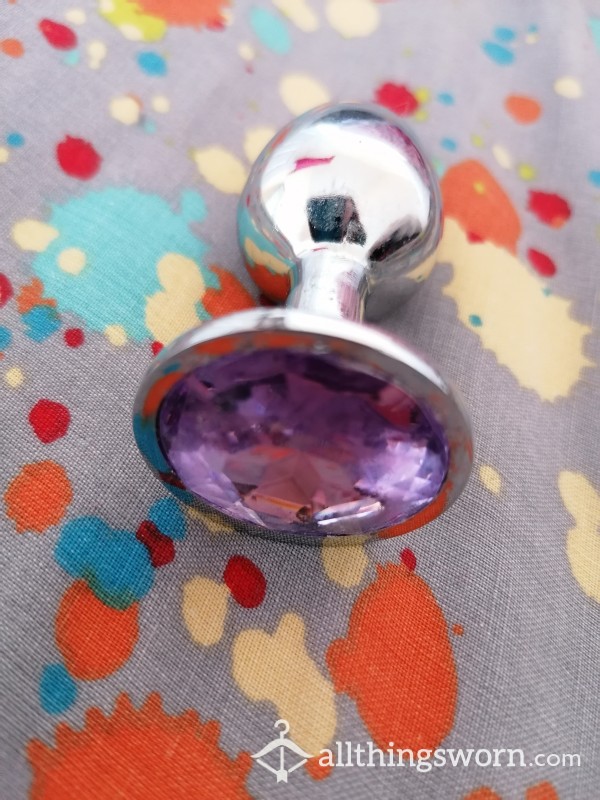 Well Used Purple Small Bu*t Plug