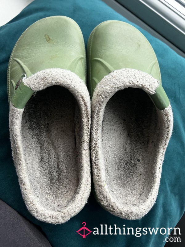 Well Used Slipper Crocs