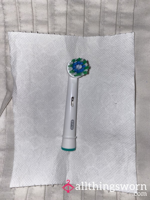 Well-used Toothbrush Head