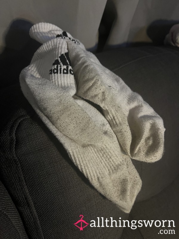 Well Worn Adidas Crew Socks