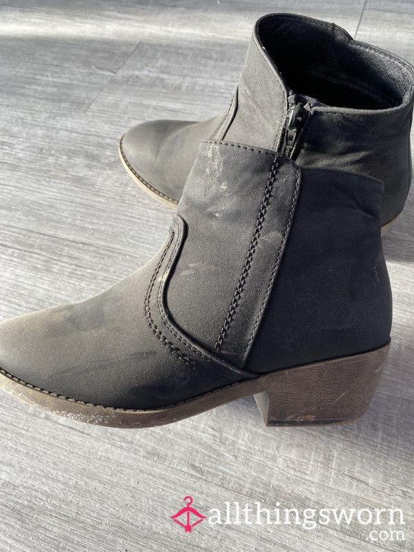 Well-Worn Ankle Boots