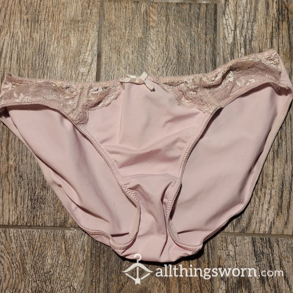 Well Worn Baby Pink Panty 2 Day Wear